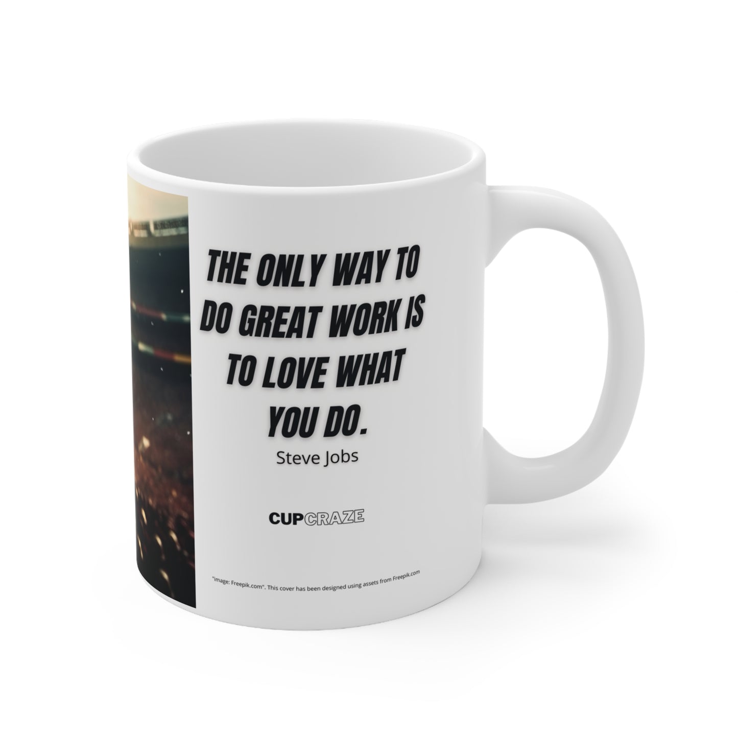 Love what you do - Stoic Ceramic Mug 11oz