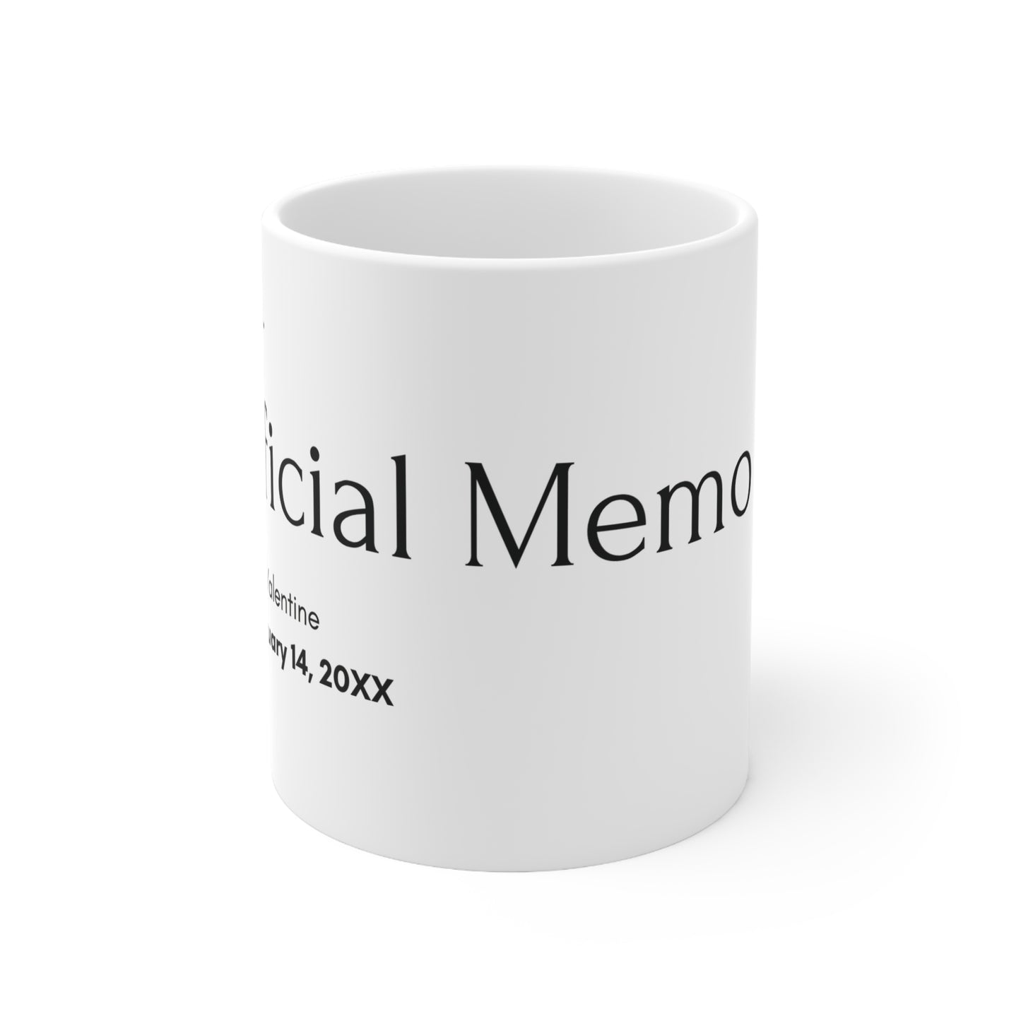 Valentine's day - Official Memo Valentine - Ceramic Mug 11oz